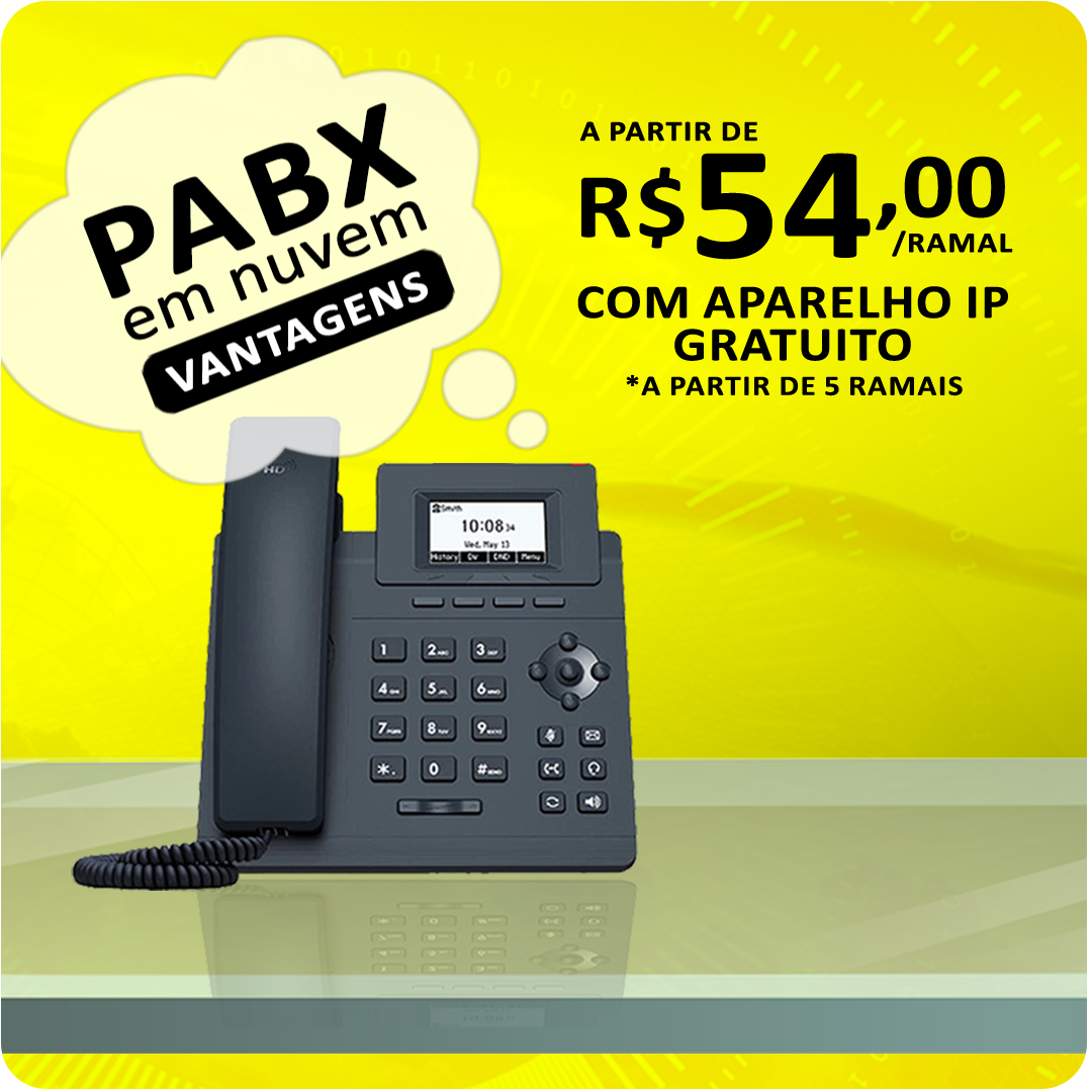 6 Vantagens do PABX em Nuvem - Plano com Aparelho IP gratuito!